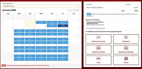 nbi clearance online appointment schedule.